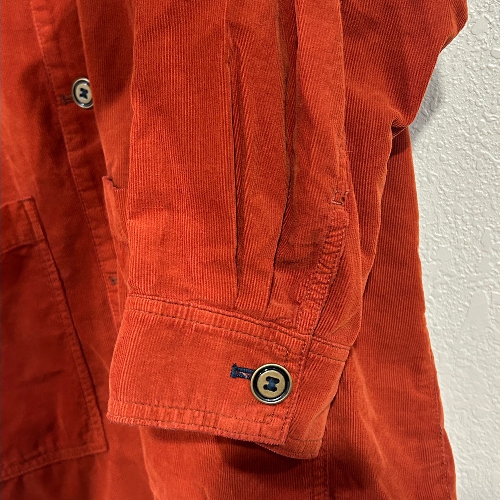 ANTROPOLOGIE PILCRO CORDUROY DUSTER BUTTON FRONT SHACKET WOMENS Sz SMALL NEW - Picture 14 of 15